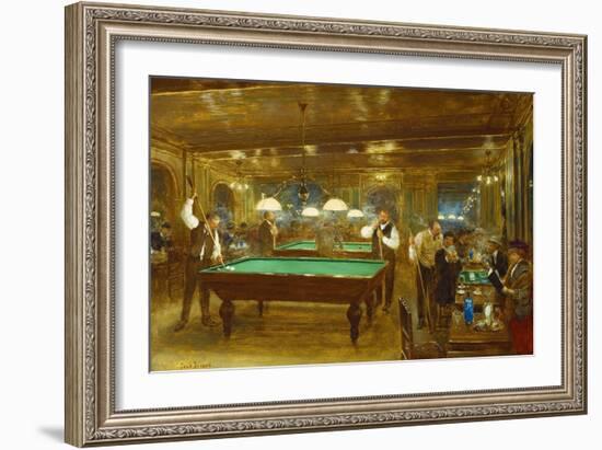 Billiards; Le Billard-Jean Béraud-Framed Giclee Print