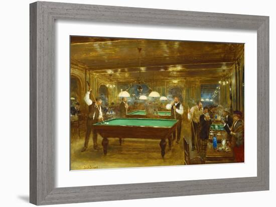 Billiards; Le Billard-Jean Béraud-Framed Giclee Print