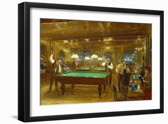 Billiards; Le Billard-Jean Béraud-Framed Giclee Print