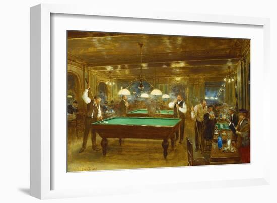 Billiards; Le Billard-Jean Béraud-Framed Giclee Print