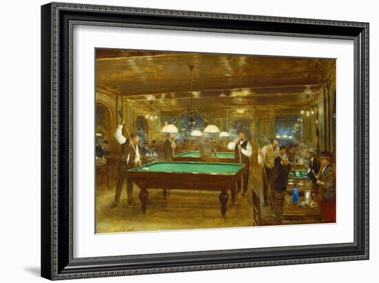 Billiards; Le Billard-Jean Béraud-Framed Giclee Print