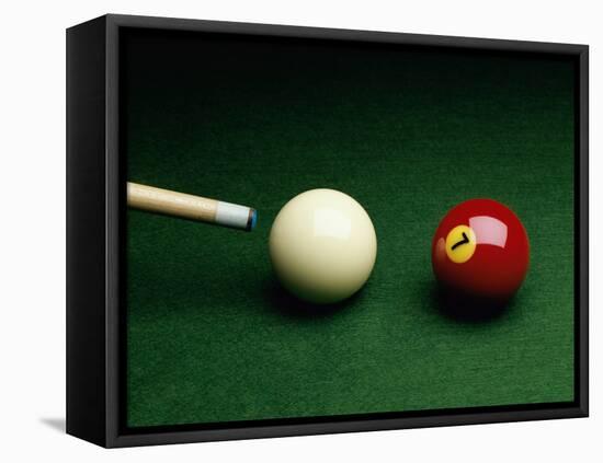 Billiards Still Life-null-Framed Premier Image Canvas