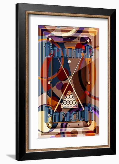 Billiards--Framed Giclee Print