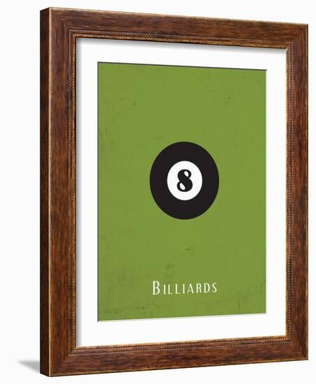 Billiards-null-Framed Premium Giclee Print