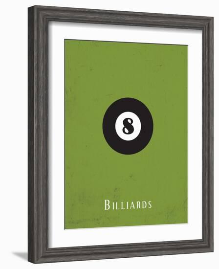 Billiards-null-Framed Art Print