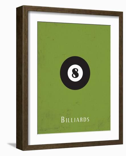 Billiards-null-Framed Art Print