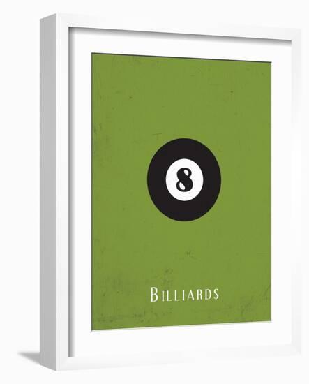 Billiards-null-Framed Art Print