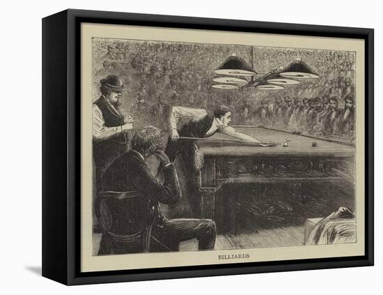 Billiards-null-Framed Premier Image Canvas