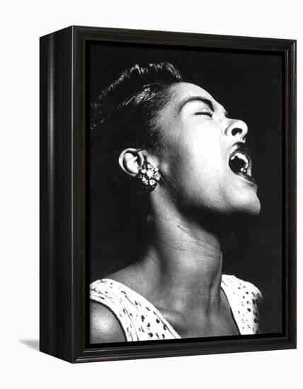 Billie Holiday (1915-1959)-null-Framed Premier Image Canvas