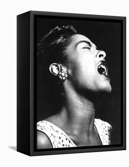 Billie Holiday (1915-1959)-null-Framed Premier Image Canvas