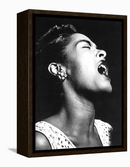 Billie Holiday (1915-1959)-null-Framed Premier Image Canvas