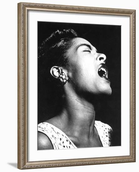 Billie Holiday (1915-1959)-null-Framed Premium Photographic Print