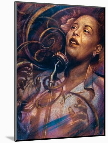 Billie Holiday: Lady Day-Shen-Mounted Art Print
