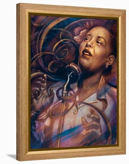 Billie Holiday: Lady Day-Shen-Framed Stretched Canvas