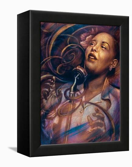 Billie Holiday: Lady Day-Shen-Framed Stretched Canvas