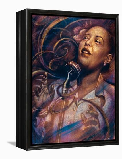 Billie Holiday: Lady Day-Shen-Framed Stretched Canvas