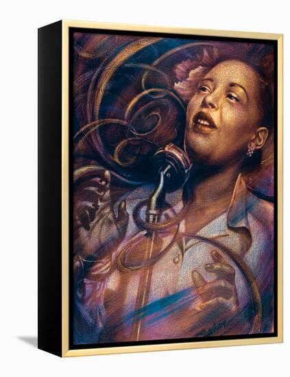 Billie Holiday: Lady Day-Shen-Framed Stretched Canvas