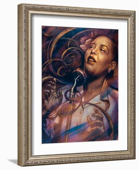 Billie Holiday: Lady Day-Shen-Framed Art Print