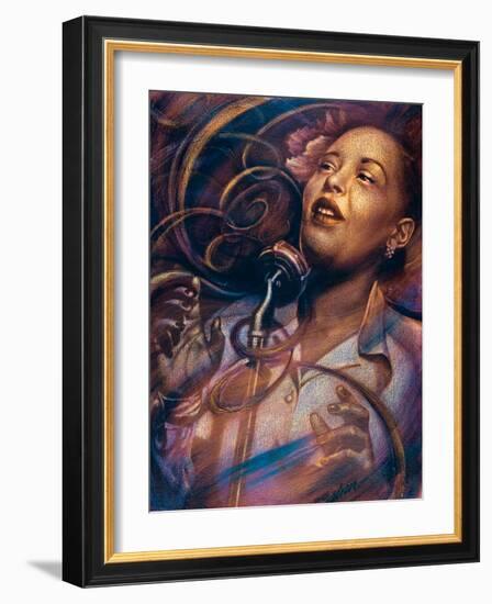 Billie Holiday: Lady Day-Shen-Framed Art Print