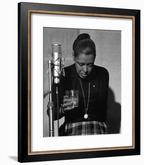 Billie Holiday, Last Recording Session-Milt Hinton-Framed Art Print