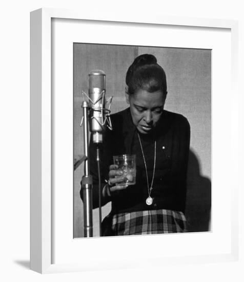 Billie Holiday, Last Recording Session-Milt Hinton-Framed Art Print