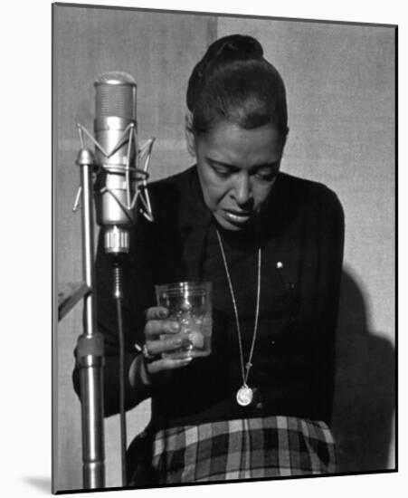 Billie Holiday, Last Recording Session-Milt Hinton-Mounted Art Print