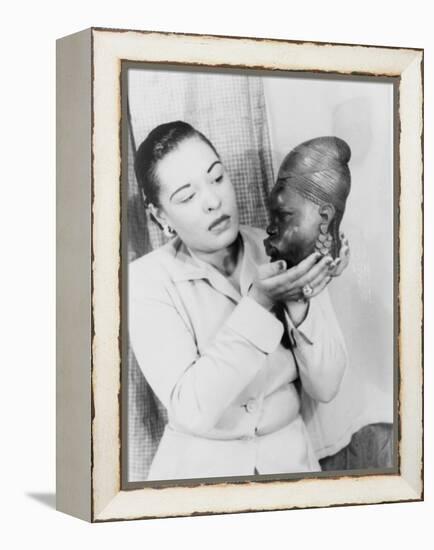 Billie Holiday, March 23, 1949-null-Framed Stretched Canvas