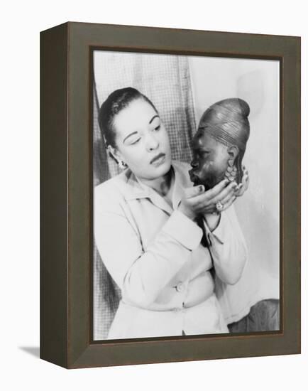 Billie Holiday, March 23, 1949-null-Framed Stretched Canvas