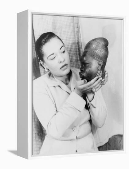 Billie Holiday, March 23, 1949-null-Framed Stretched Canvas