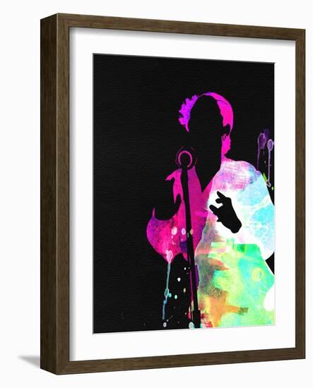 Billie Holiday Watercolor-Lana Feldman-Framed Art Print