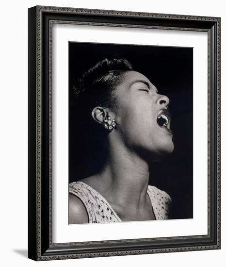 Billie Holiday-William P^ Gottlieb-Framed Art Print