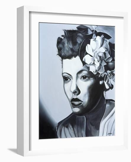 Billie Holiday-Kaaria Mucherera-Framed Giclee Print