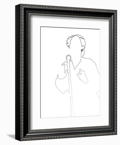 Billie Holiday-Logan Huxley-Framed Art Print