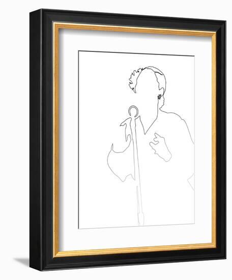 Billie Holiday-Logan Huxley-Framed Art Print