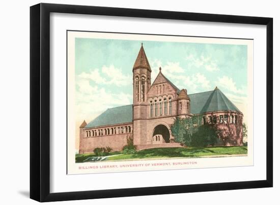 Billings Library, University of Vermont, Burlington, Vermont-null-Framed Art Print