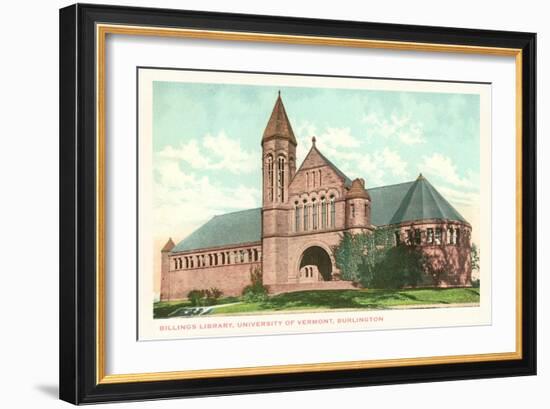 Billings Library, University of Vermont, Burlington, Vermont-null-Framed Art Print