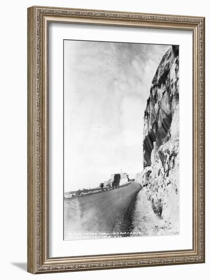 Billings, Montana - Black Otter Trail; Airport Drive-Lantern Press-Framed Art Print