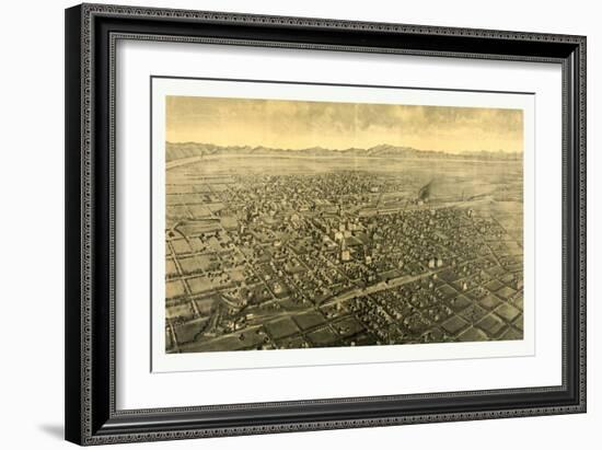 Billings, Montana. County-Seat of Yellowstone County, Circa 1904, USA, America-null-Framed Giclee Print