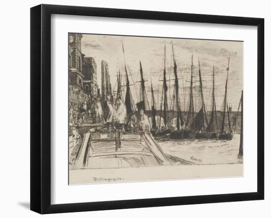 Billingsgate, 1859-James Abbott McNeill Whistler-Framed Giclee Print