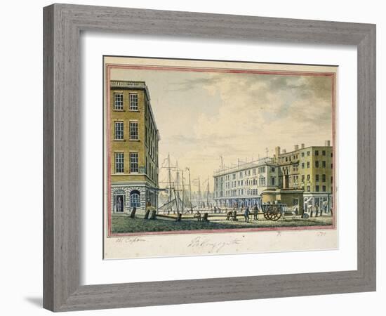 Billingsgate Market, London, 1799-William Capon-Framed Giclee Print