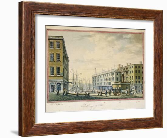 Billingsgate Market, London, 1799-William Capon-Framed Giclee Print