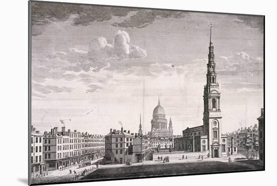 Billingsgate Wharf, London, 1801-JOHN WALKER-Mounted Giclee Print