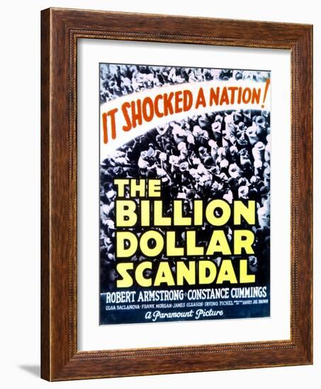 Billion Dollar Scandal - Movie Poster Reproduction-null-Framed Photo