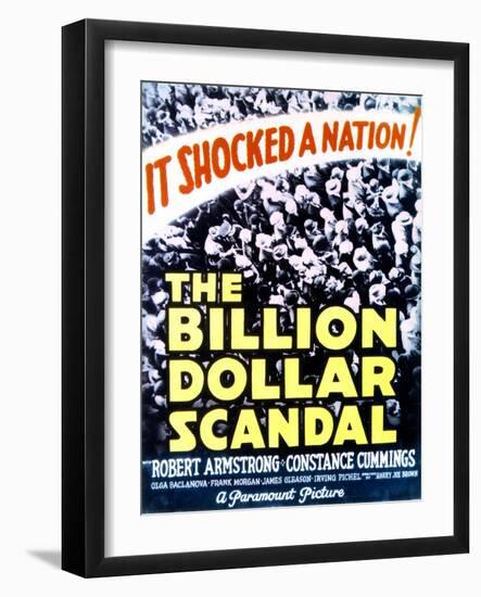 Billion Dollar Scandal - Movie Poster Reproduction-null-Framed Photo