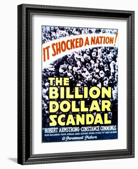 Billion Dollar Scandal - Movie Poster Reproduction-null-Framed Photo