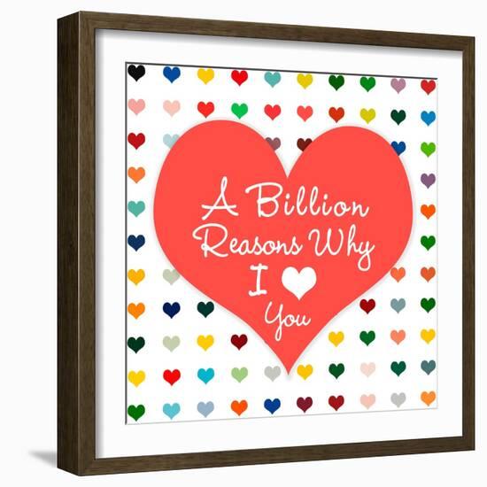 Billion Reasons-Shelley Lake-Framed Art Print