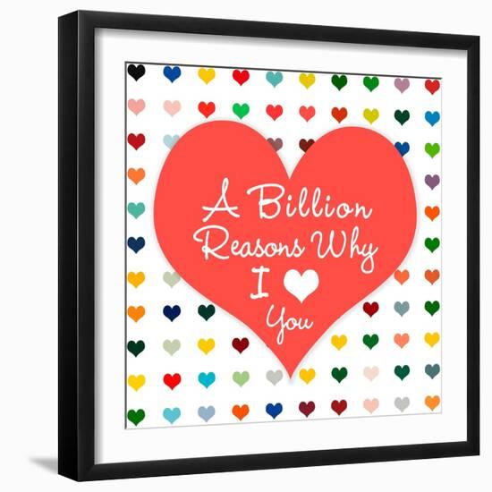 Billion Reasons-Shelley Lake-Framed Art Print