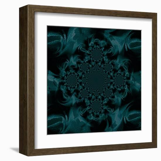 Billowing Teal II-Ruth Palmer-Framed Art Print