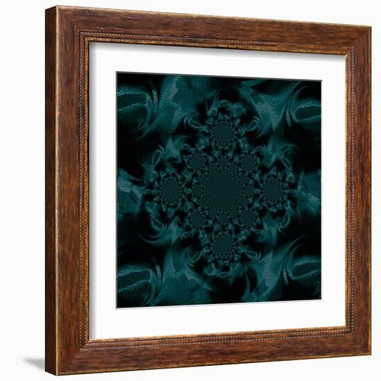 Billowing Teal II-Ruth Palmer-Framed Art Print