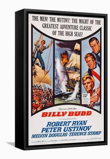 Billy Budd, Robert Ryan, Peter Ustinov, Terence Stamp, 1962-null-Framed Stretched Canvas